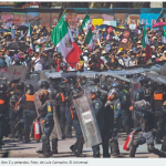 Protestan entre sombreros, Generación Z y petardos
